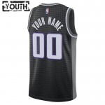Sacramento Kings Trikot Benutzerdefinierte Jordan 2022-23 Statement Edition Swingman - Kinder